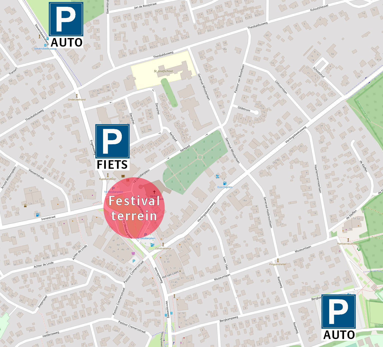 Pleinfeest 2023 Parkeren
